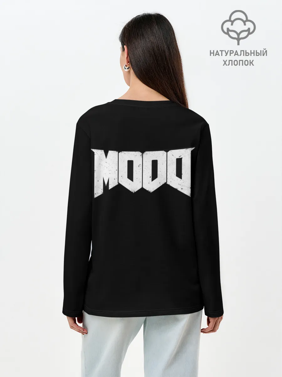 Лонгслив женский. Хлопок / Doom