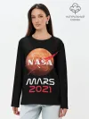 Лонгслив женский. Хлопок / NASA Perseverance