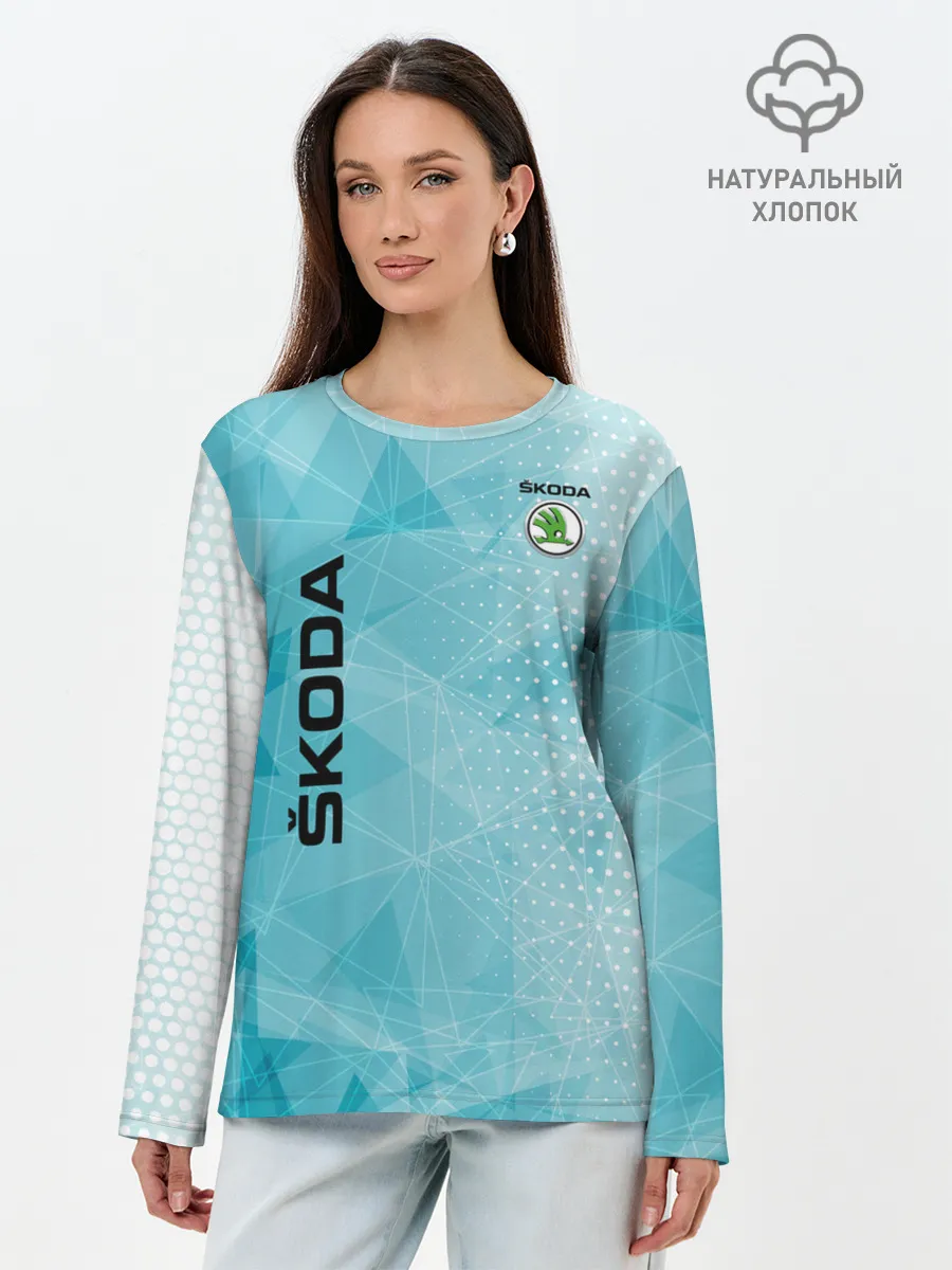 Лонгслив женский. Хлопок / SKODA