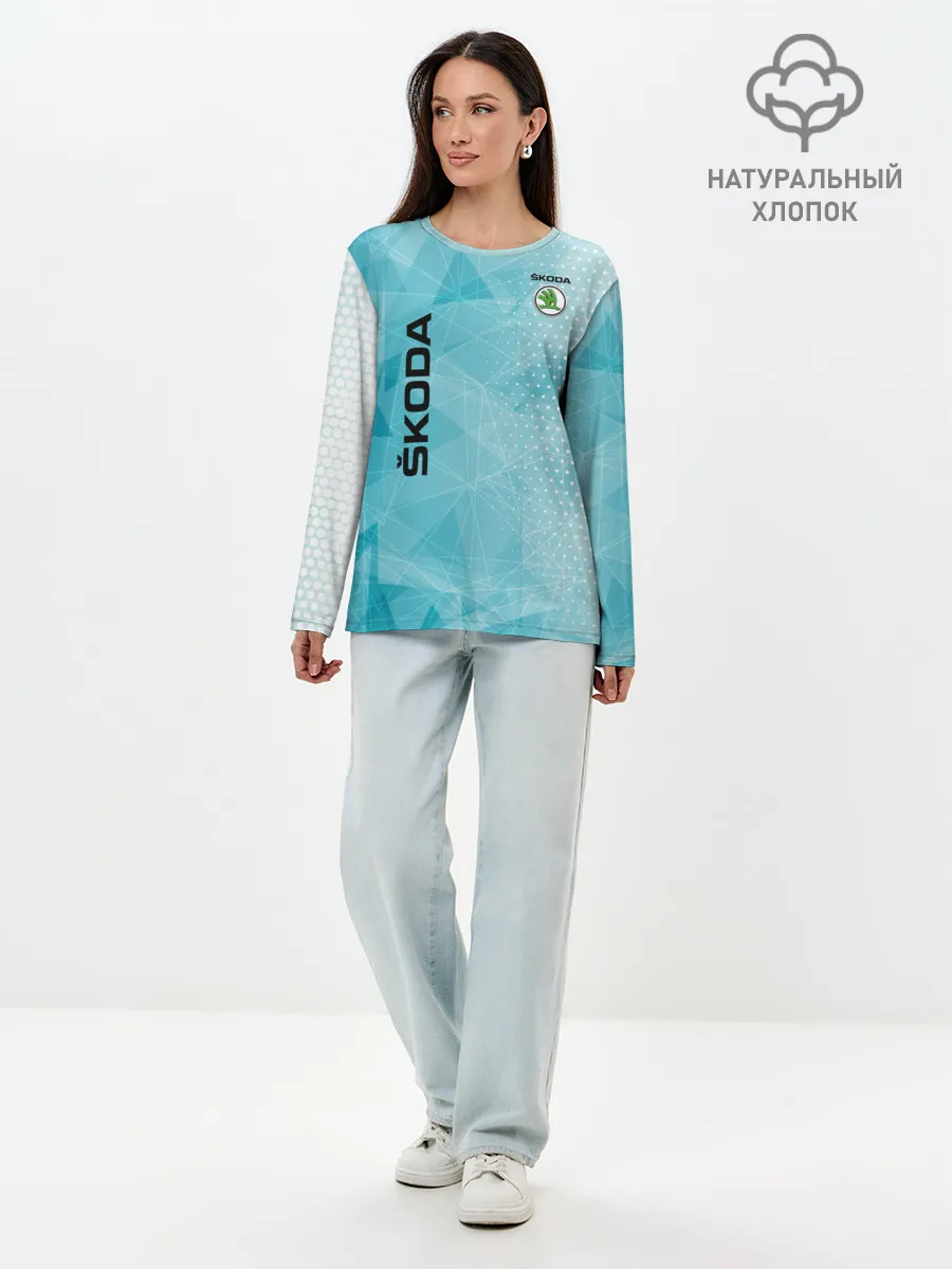 Лонгслив женский. Хлопок / SKODA