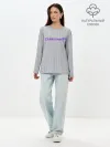 Лонгслив женский. Хлопок / Clubhouse | Gray