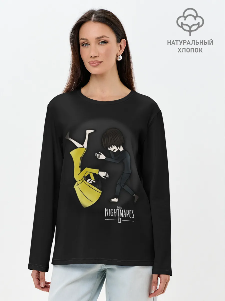Лонгслив женский. Хлопок / Маленькие кошмары