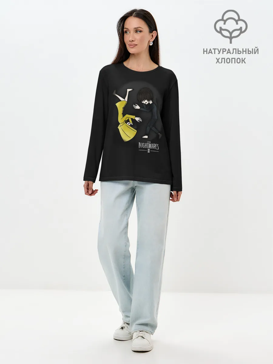 Лонгслив женский. Хлопок / Маленькие кошмары
