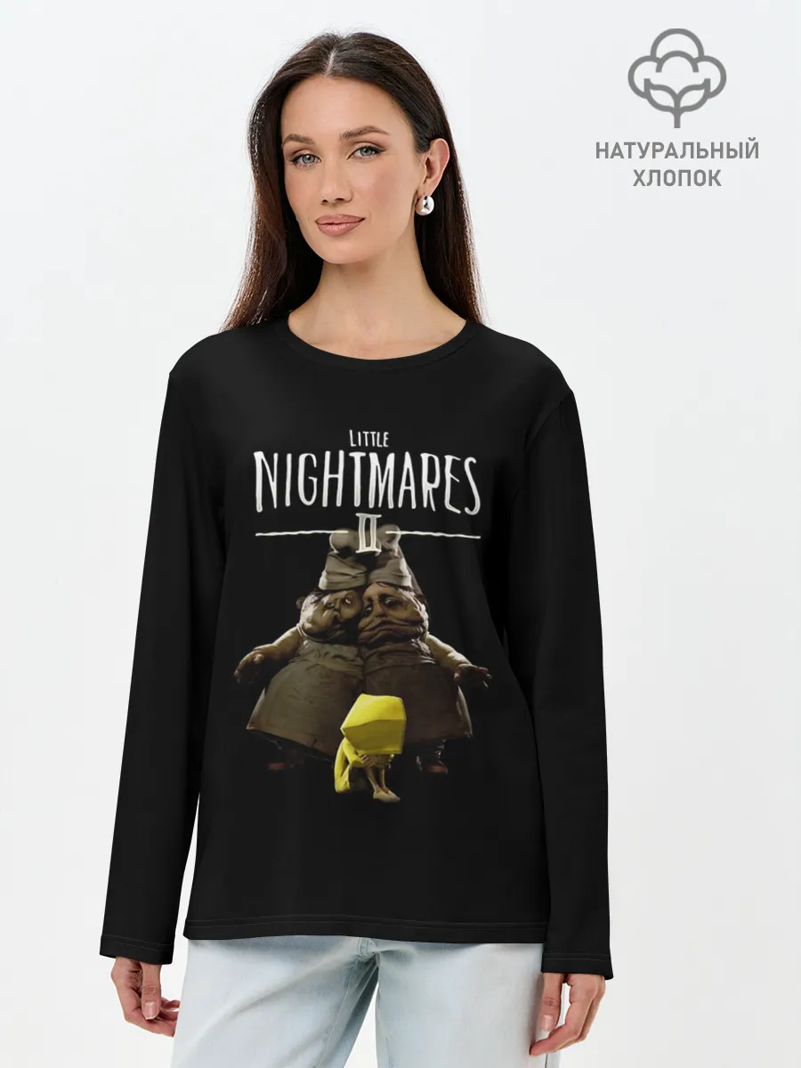 Лонгслив женский. Хлопок / Little Nightmares 2 близнецы