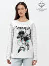 Лонгслив женский. Хлопок / Cyberpunk 2077 КиберСкелет