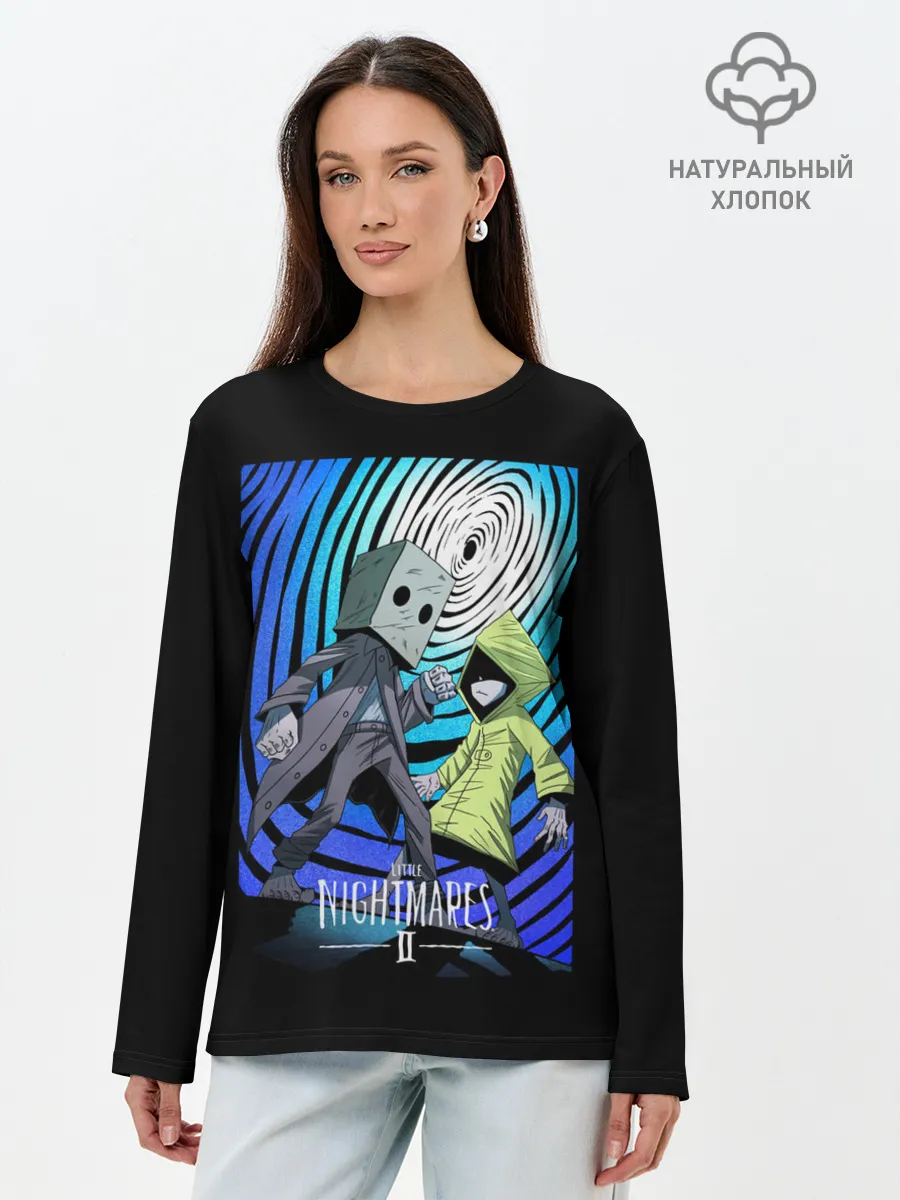 Лонгслив женский. Хлопок / Little Nightmares 2
