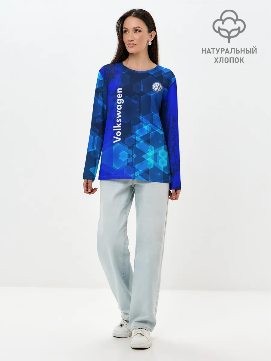 Лонгслив женский. Хлопок / Volkswagen