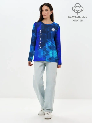 Лонгслив женский. Хлопок / Volkswagen