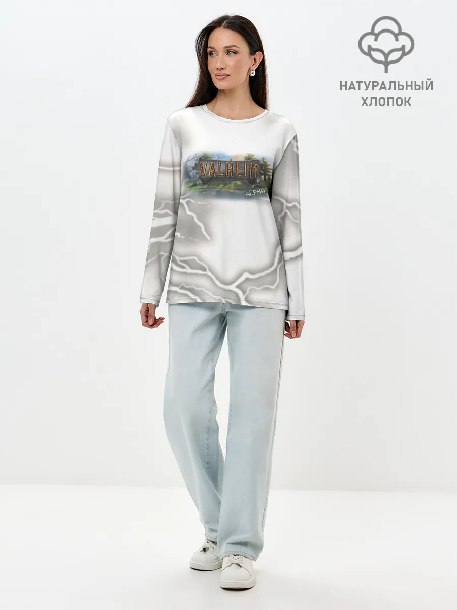 Лонгслив женский. Хлопок / Valheim