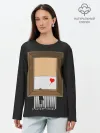 Лонгслив женский. Хлопок / Arts free | Banksy