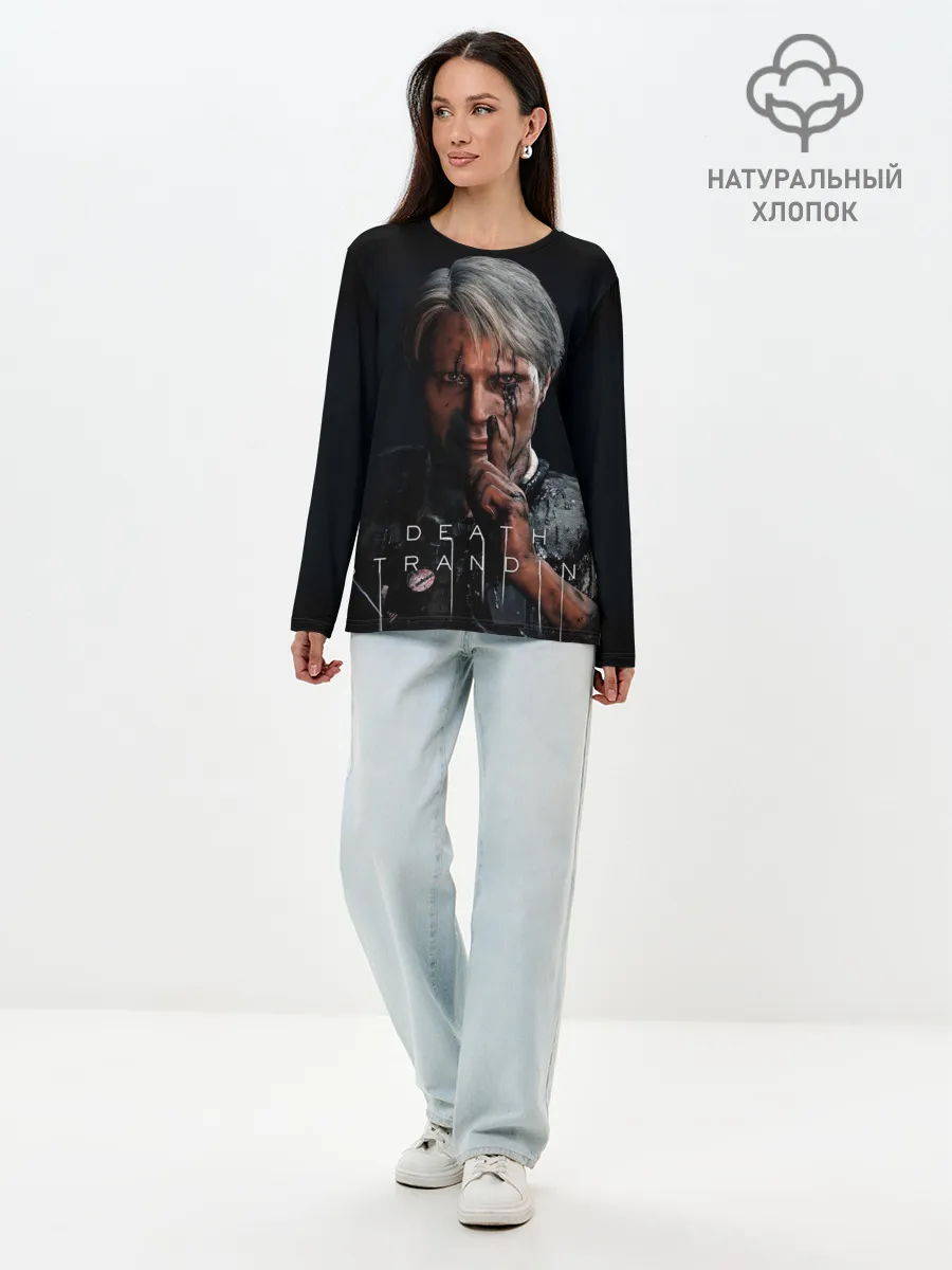 Лонгслив женский. Хлопок / Death Stranding | Cliff