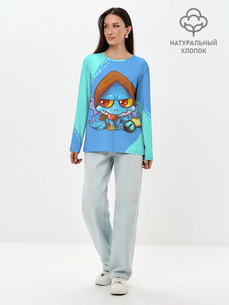 Лонгслив женский. Хлопок / Сларк | Dota 2