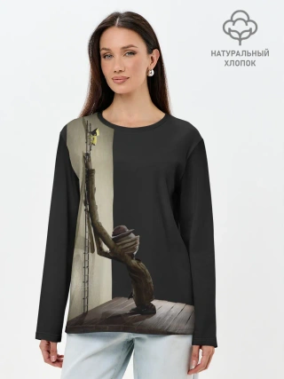 Лонгслив женский. Хлопок / Little Nightmares Постер