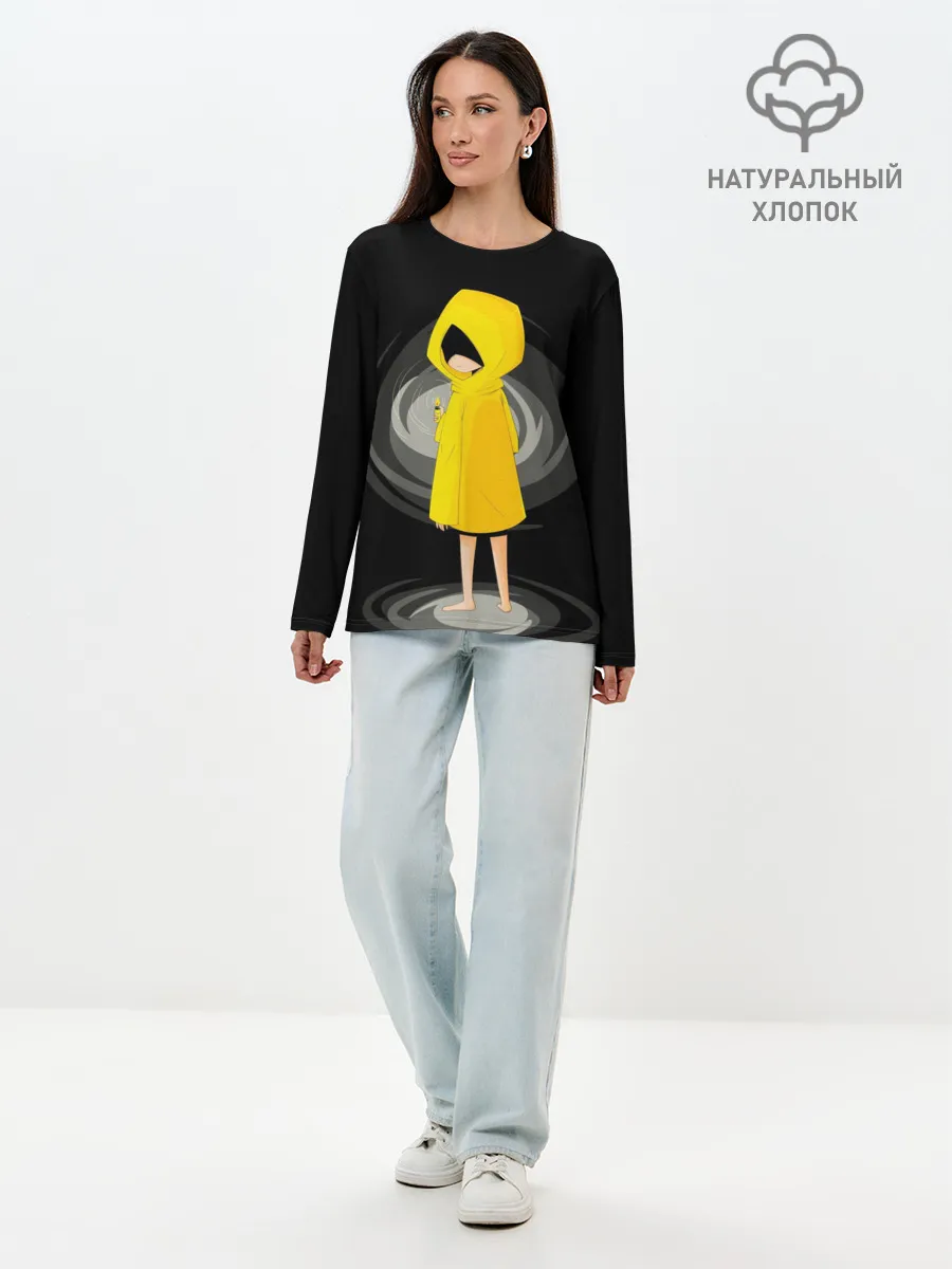 Лонгслив женский. Хлопок / Little Nightmares с Зажигалкой