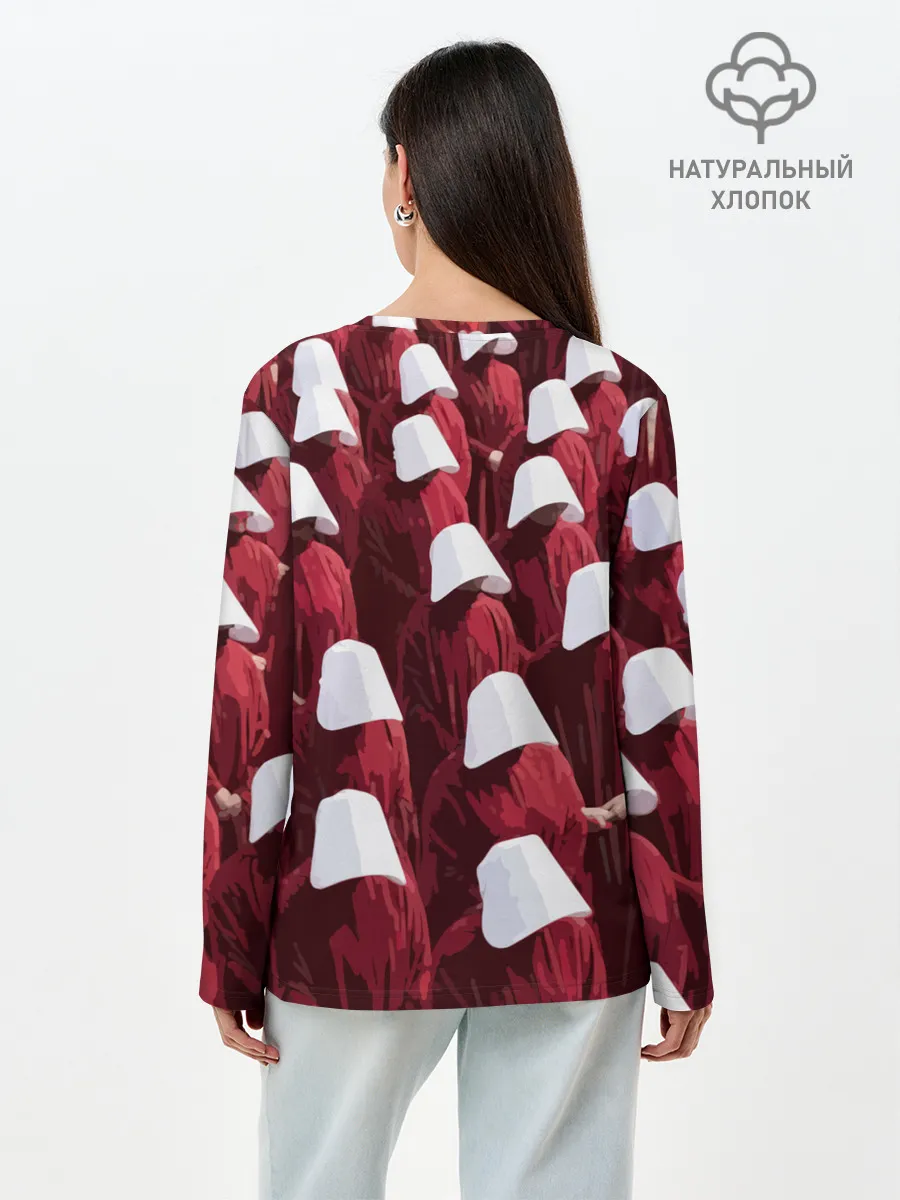 Лонгслив женский. Хлопок / Рассказ Служанки