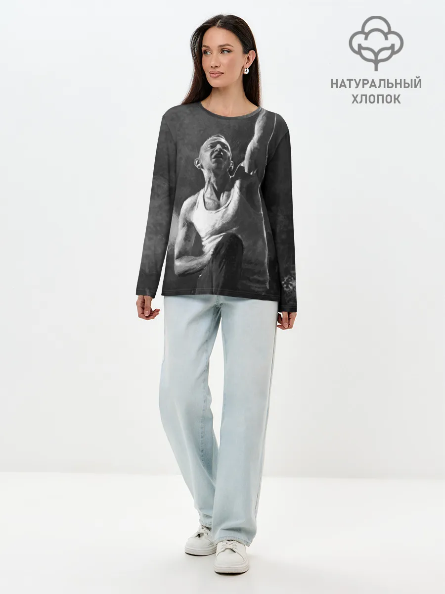 Лонгслив женский. Хлопок / LINKIN PARK