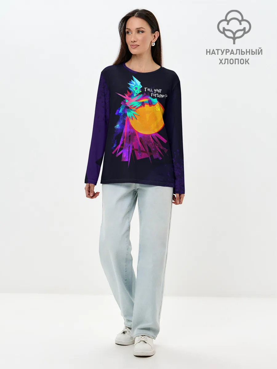 Лонгслив женский. Хлопок / Профетка | Dota 2