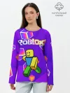 Лонгслив женский. Хлопок / ROBLOX КУБЫ