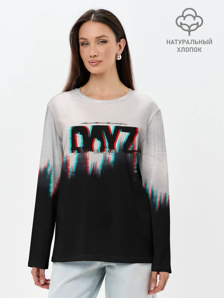 Лонгслив женский. Хлопок / DayZ Standalone | Дейз лес