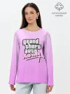Лонгслив женский. Хлопок / Grand Theft Auto vice city