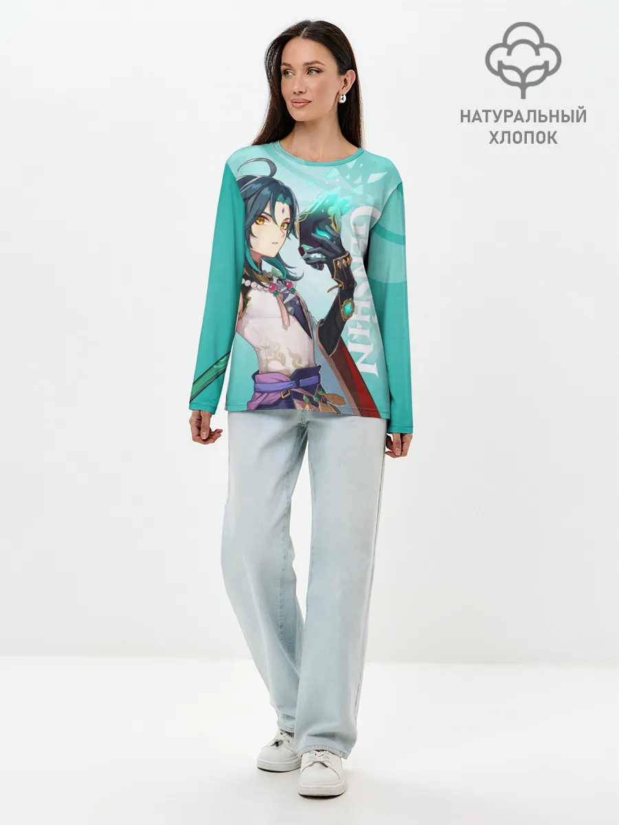Лонгслив женский. Хлопок / GENSHIN IMPACT, СЯО