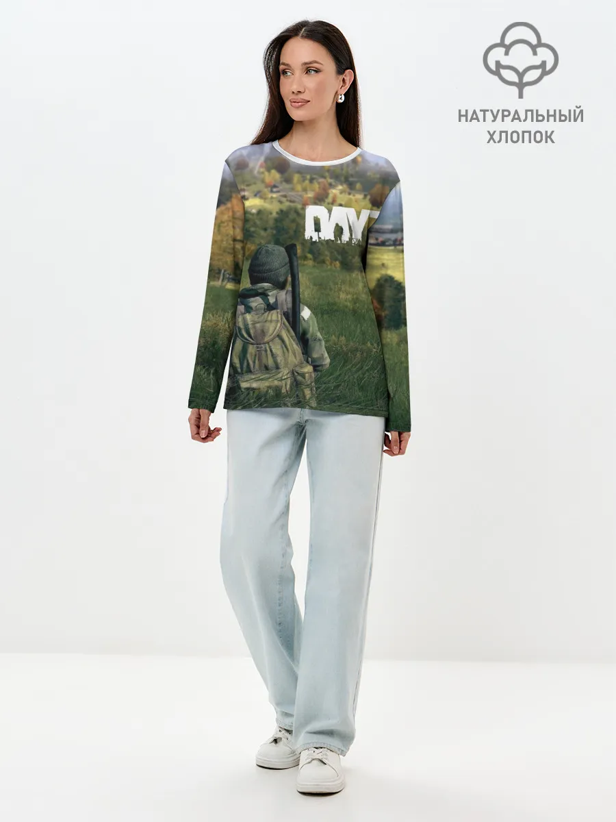 Лонгслив женский. Хлопок / DayZ