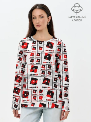 Лонгслив женский. Хлопок / ROBLOX