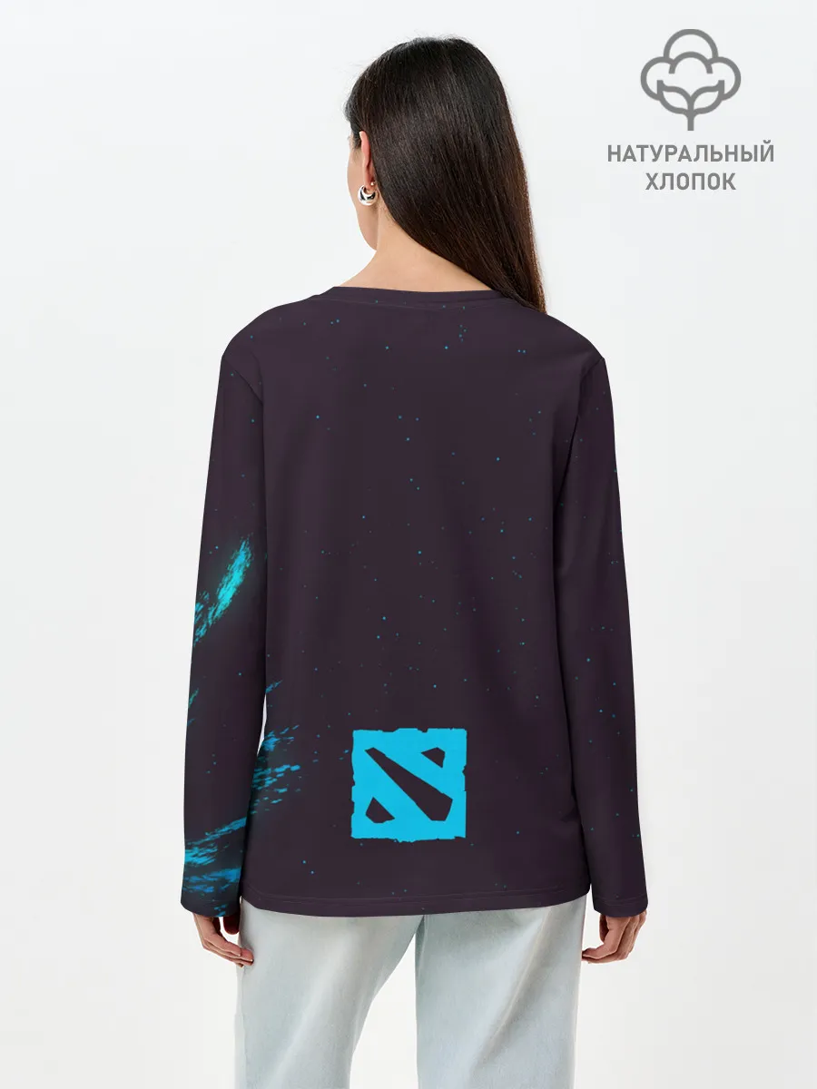 Лонгслив женский. Хлопок / Найт сталкер | Dota 2