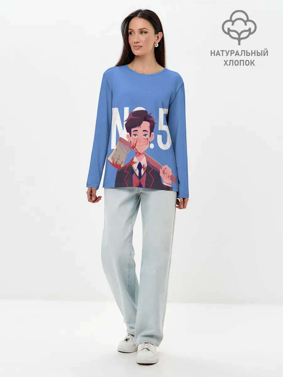 Лонгслив женский. Хлопок / Академия Амбрелла