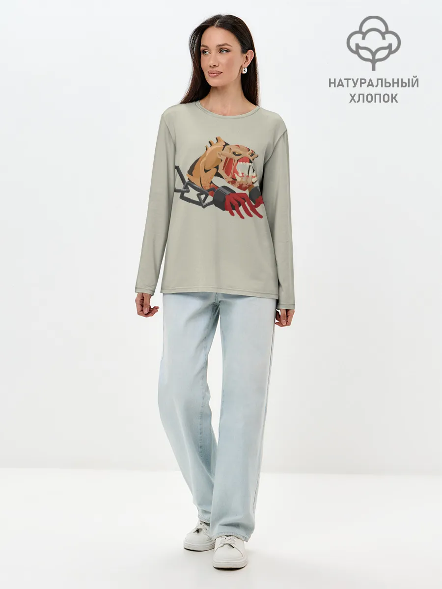 Лонгслив женский. Хлопок / Гуля | Dota 2