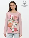 Лонгслив женский. Хлопок / Flower
