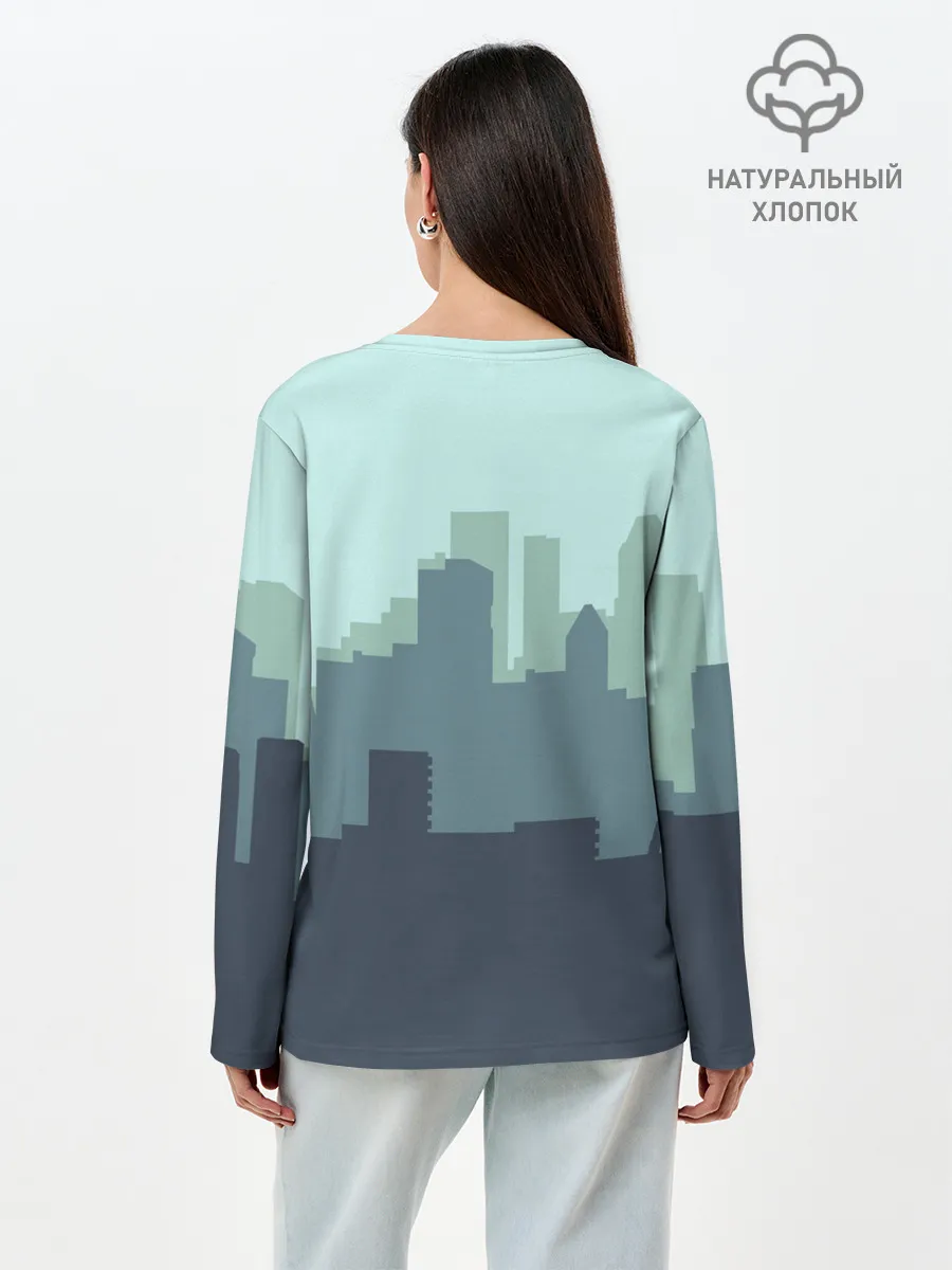 Лонгслив женский. Хлопок / Майкл Тревор Франклин GTA