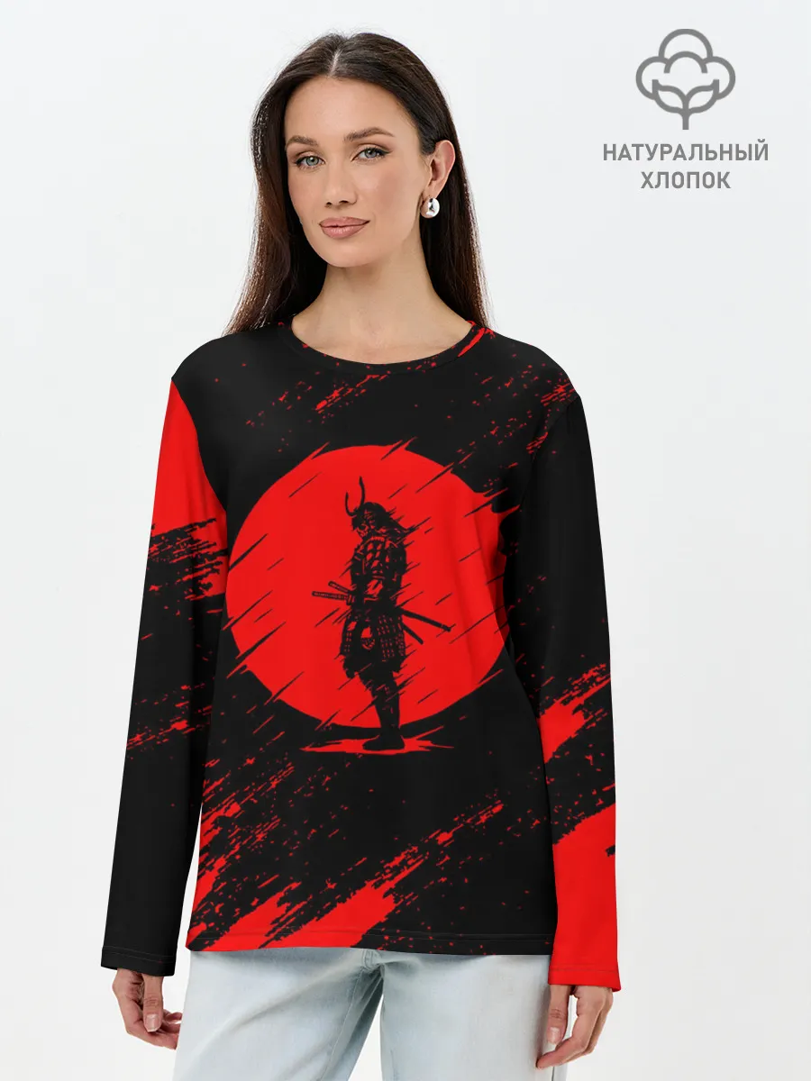 Лонгслив женский. Хлопок / САМУРАИ | SAMURAI