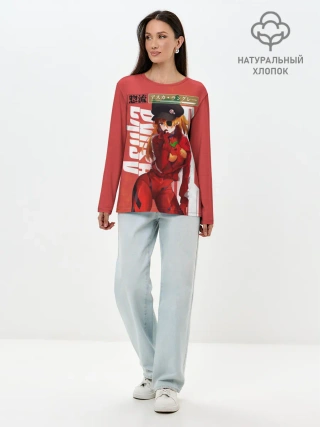 Лонгслив женский. Хлопок / Asuka Eva hot