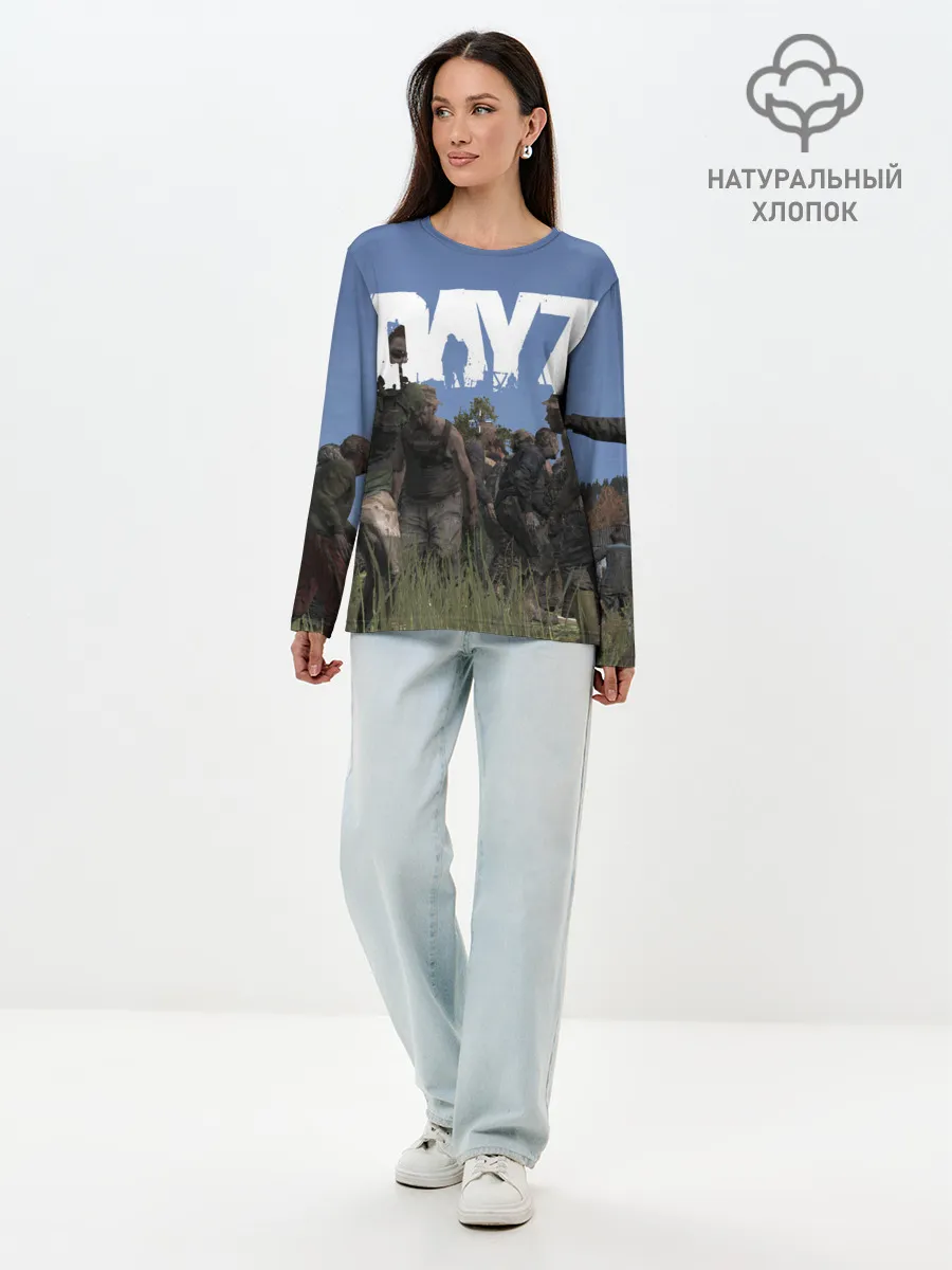 Лонгслив женский. Хлопок / DayZ.