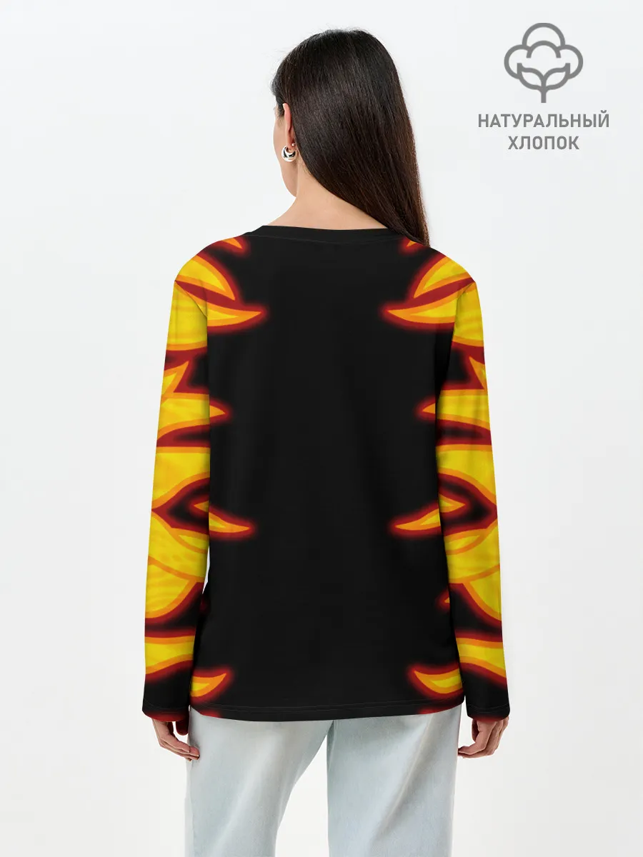 Лонгслив женский. Хлопок / Тихоокеанский рубеж