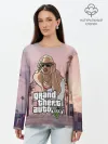 Лонгслив женский. Хлопок / Grand Theft Auto V девушка