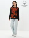 Лонгслив женский. Хлопок / RED CHINA DRAGON