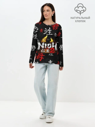 Лонгслив женский. Хлопок / NIOH 2
