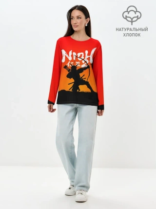 Лонгслив женский. Хлопок / NIOH 2
