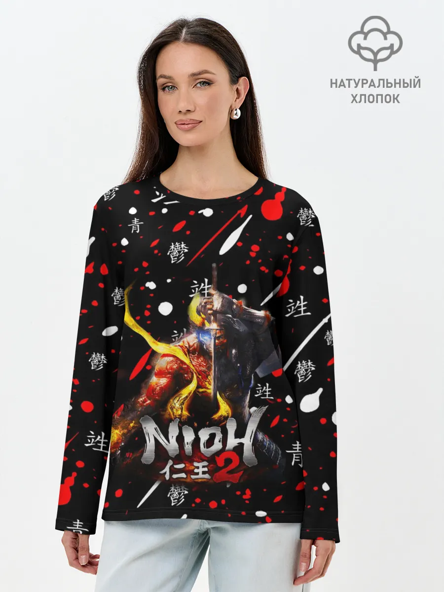 Лонгслив женский. Хлопок / NIOH 2