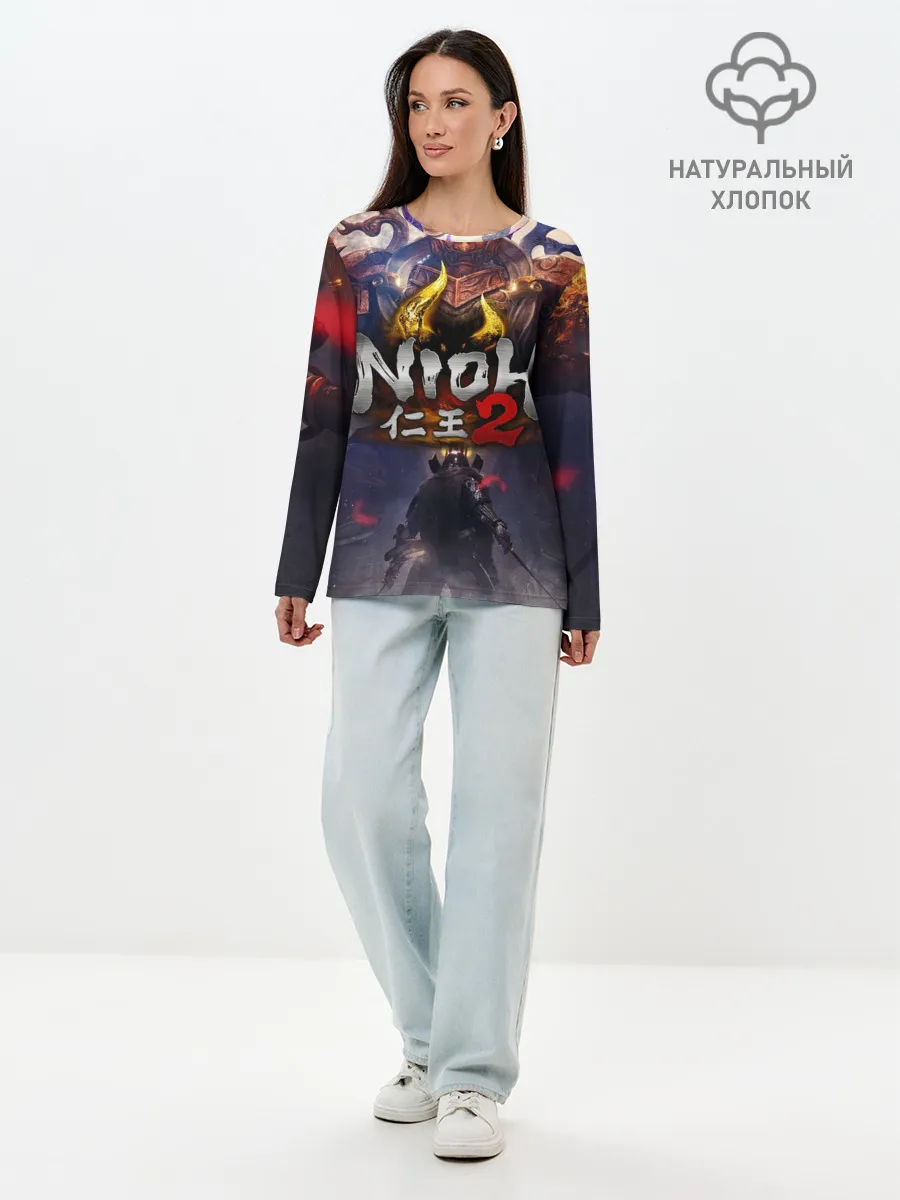 Лонгслив женский. Хлопок / NIOH 2