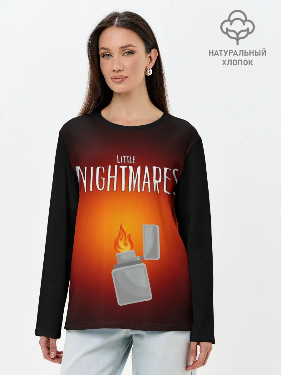 Лонгслив женский. Хлопок / LITTLE NIGHTMARES