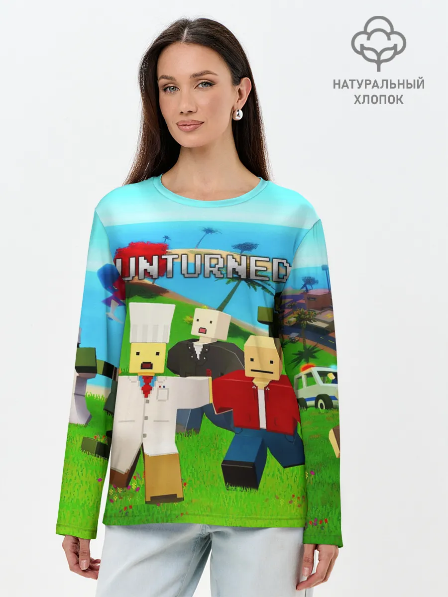 Лонгслив женский. Хлопок / UNTURNED