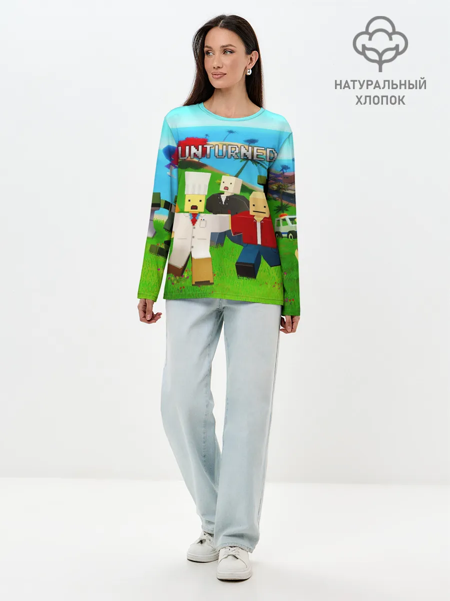 Лонгслив женский. Хлопок / UNTURNED