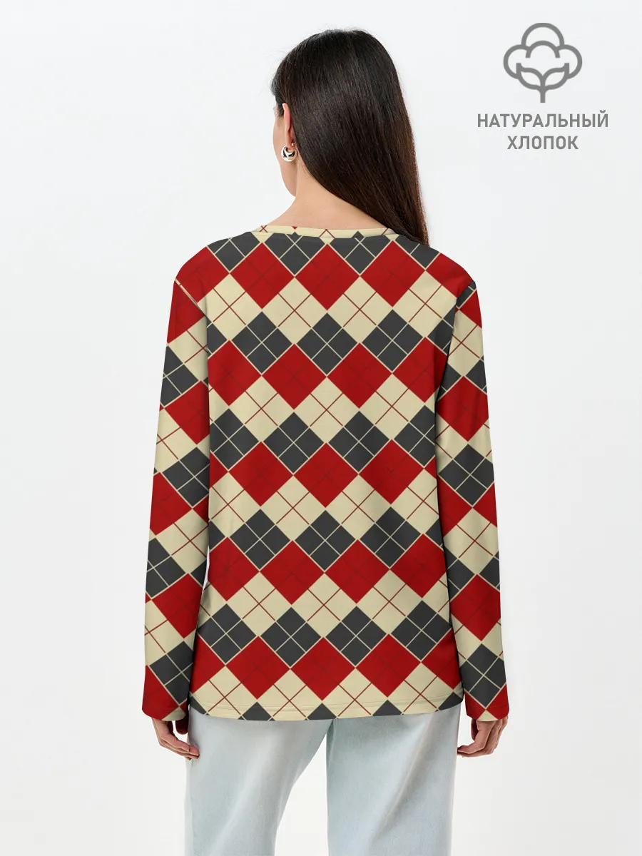 Лонгслив женский. Хлопок / THE AMBRELLA ACADEMY UNIFORM