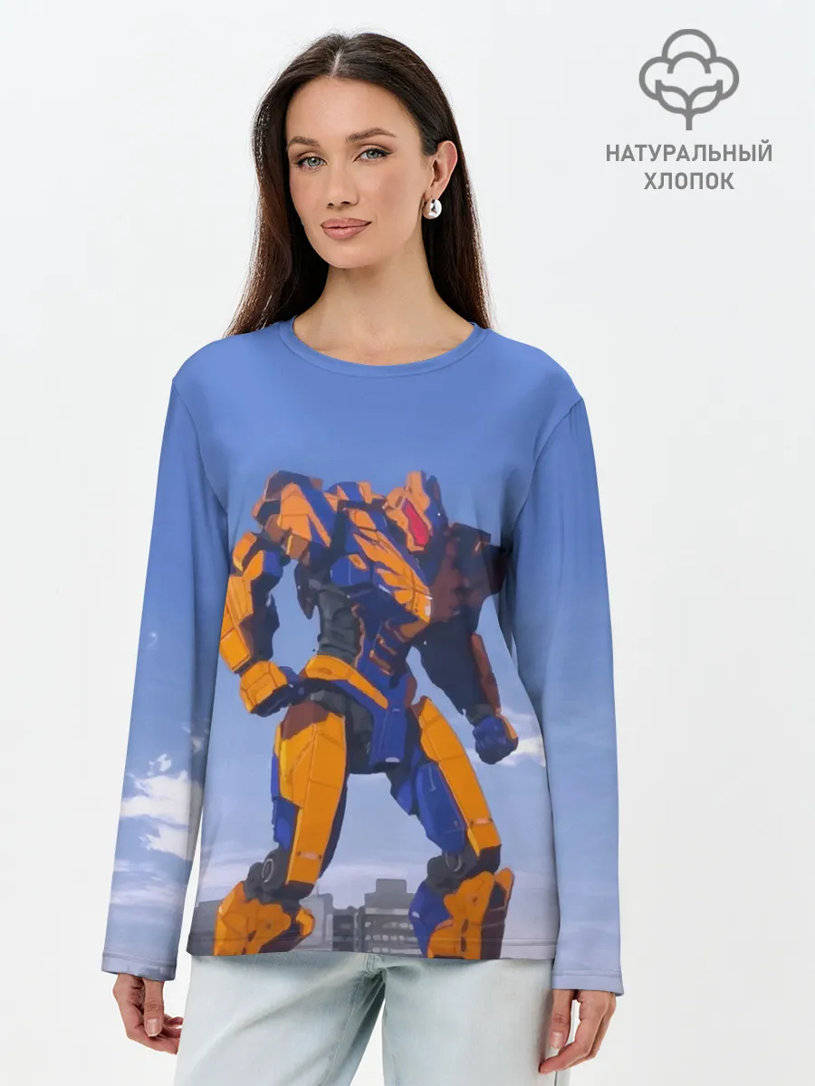 Лонгслив женский. Хлопок / Тихоокеанский рубеж