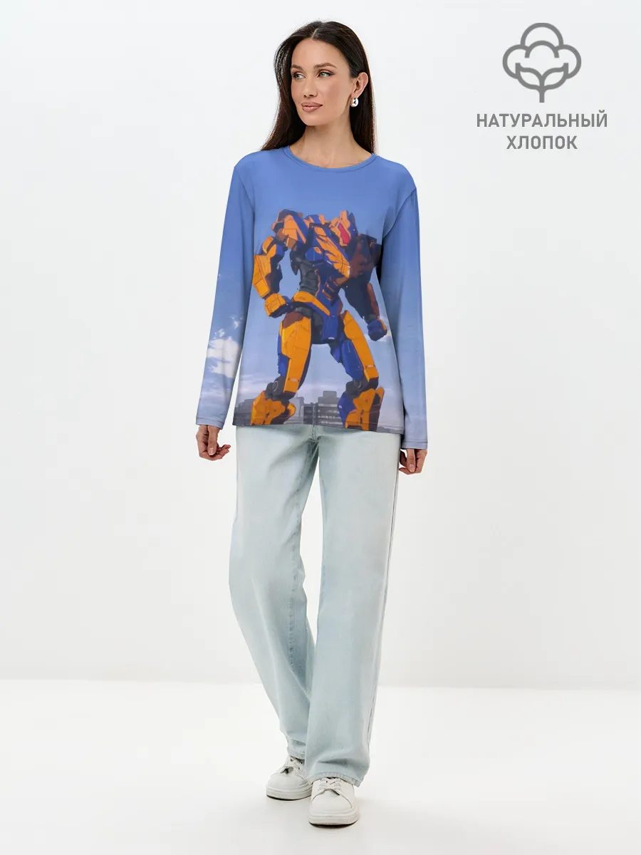 Лонгслив женский. Хлопок / Тихоокеанский рубеж