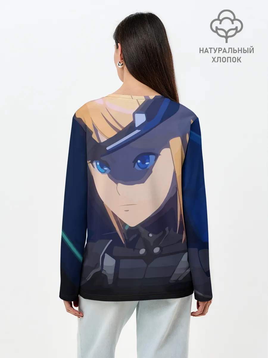 Лонгслив женский. Хлопок / Тихоокеанский рубеж