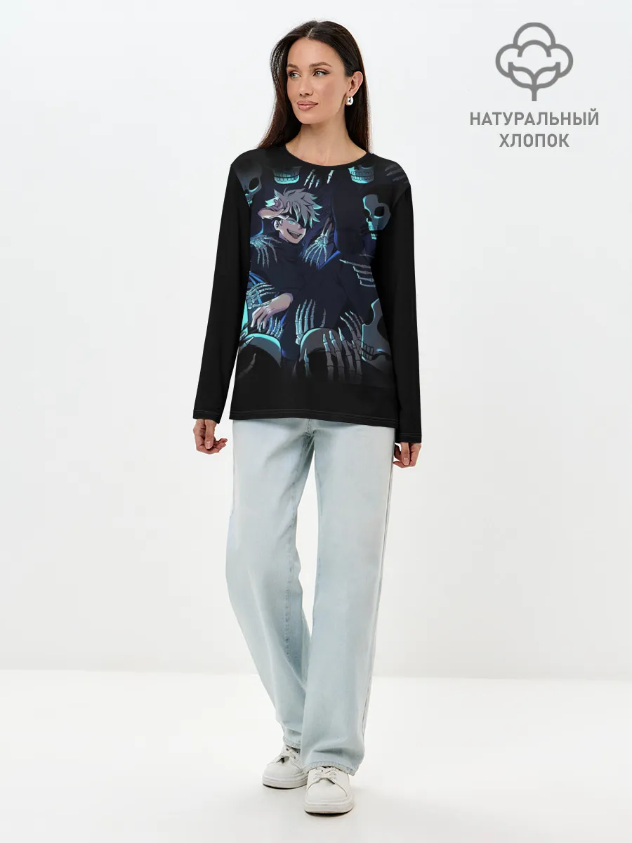Лонгслив женский. Хлопок / МАГИЧЕСКАЯ БИТВА